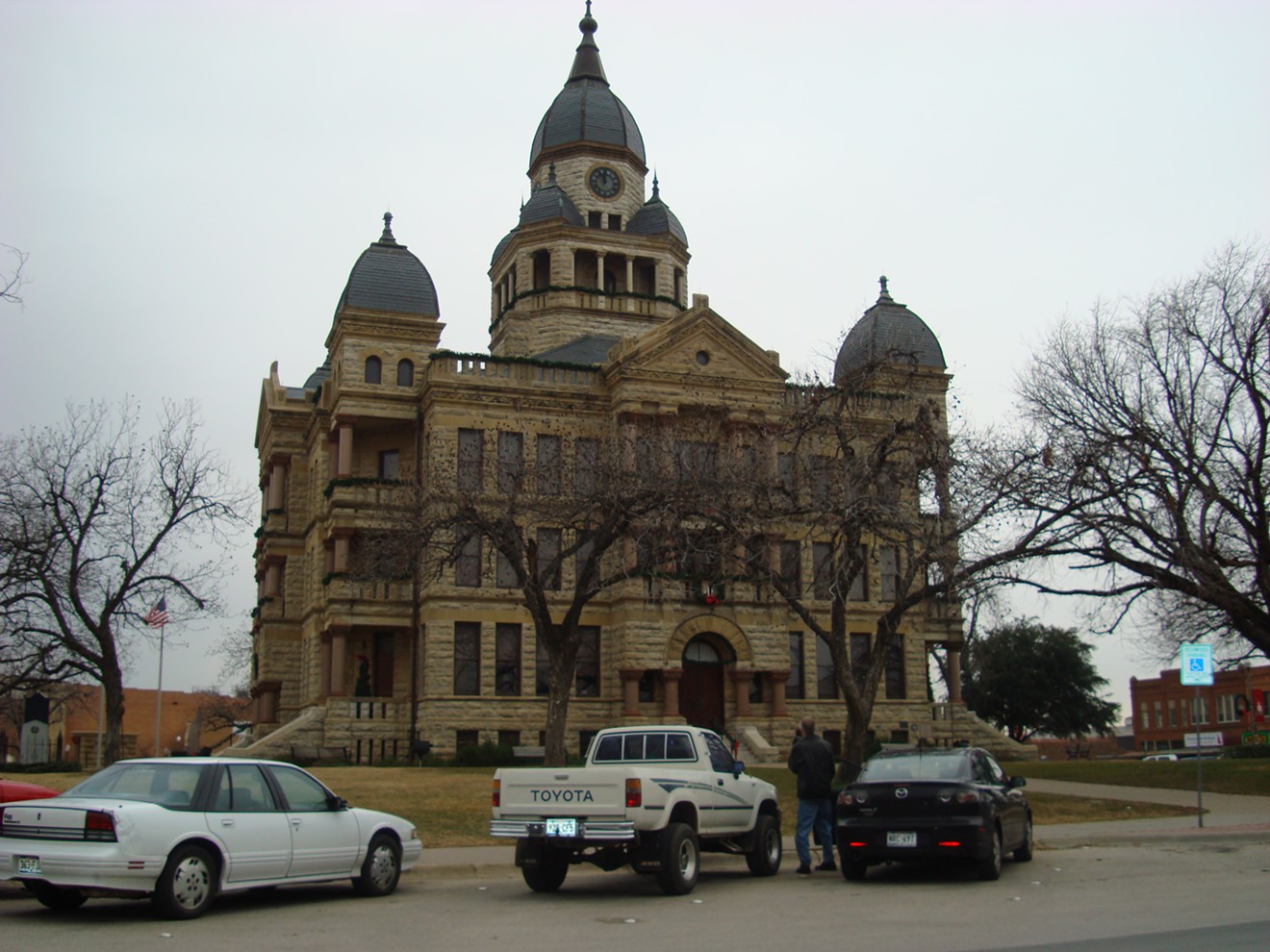 Denton's courthouse on the square.