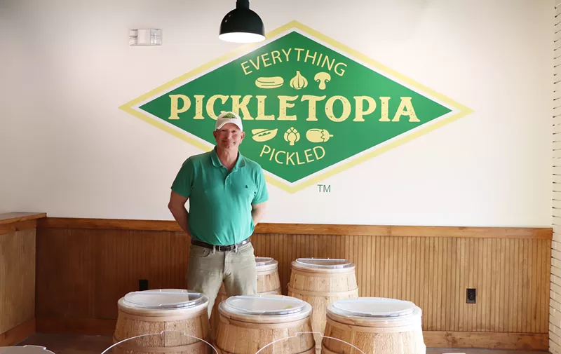 Image: Pickletopia owner Lee Theilen is a believer in preserving — and in pickles.