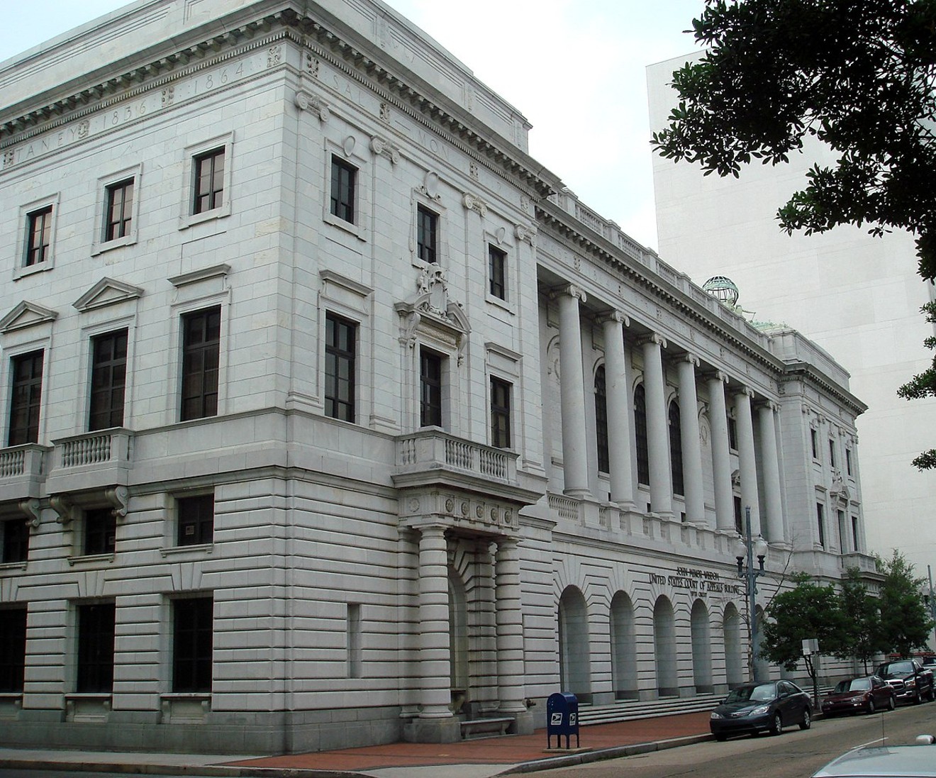 The John Minor Wisdom U.S. Courthouse is home to the 5th U.S. Circuit Court of Appeals in New Orleans.