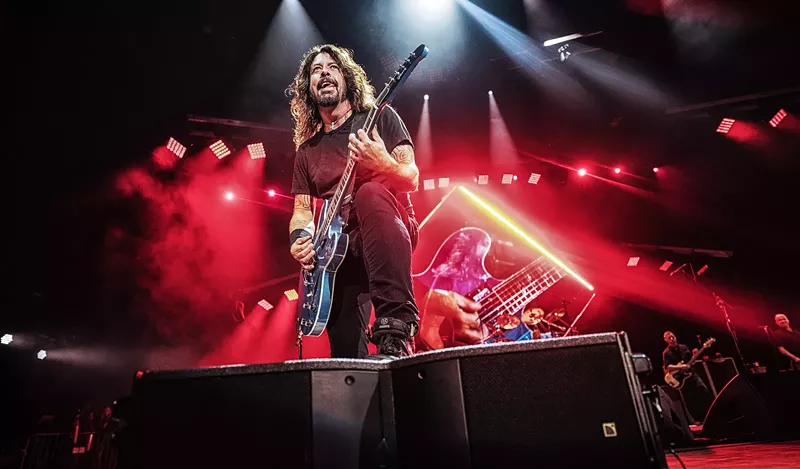 Image: Front man Dave Grohl and his bandmates show up and do the work.