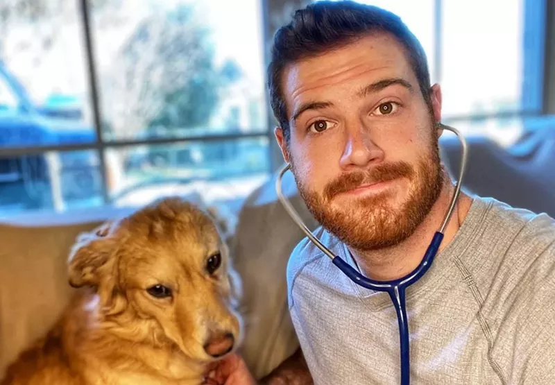 Image: Even our pets are obsessed with Dr. Finn's TikTok.
