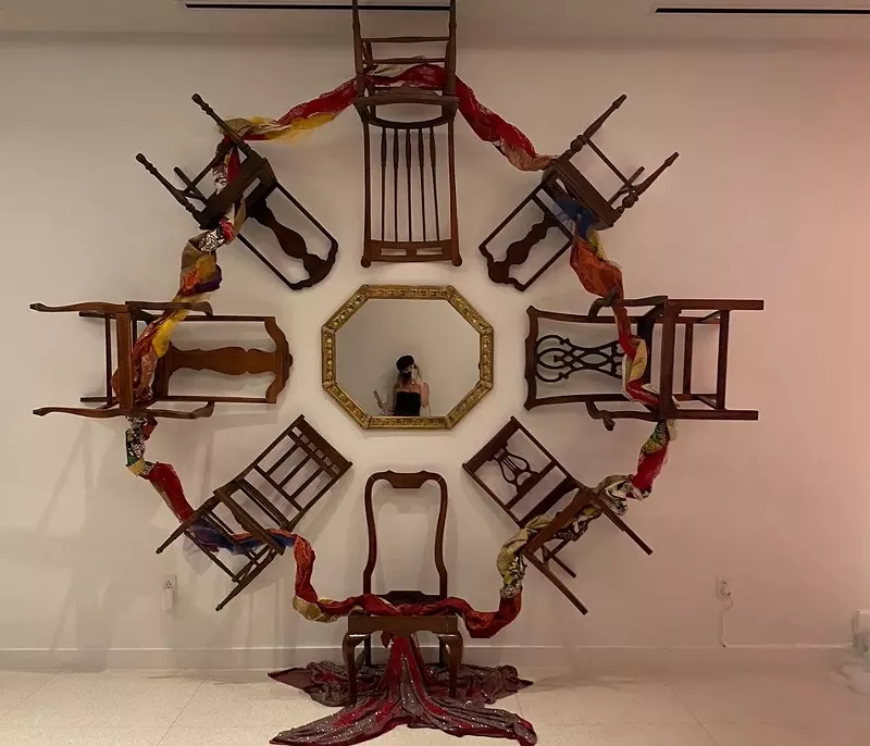 Image: “Seated Together” by Chloe Curiel x Iam450 is one of the installations in Cheer!, an exhibition curated by Gossypion Investments.