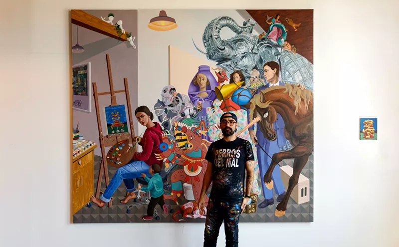 Image: Artist Francisco Moreno Is Showing in Oak Cliff Before He Becomes a Dallas Export