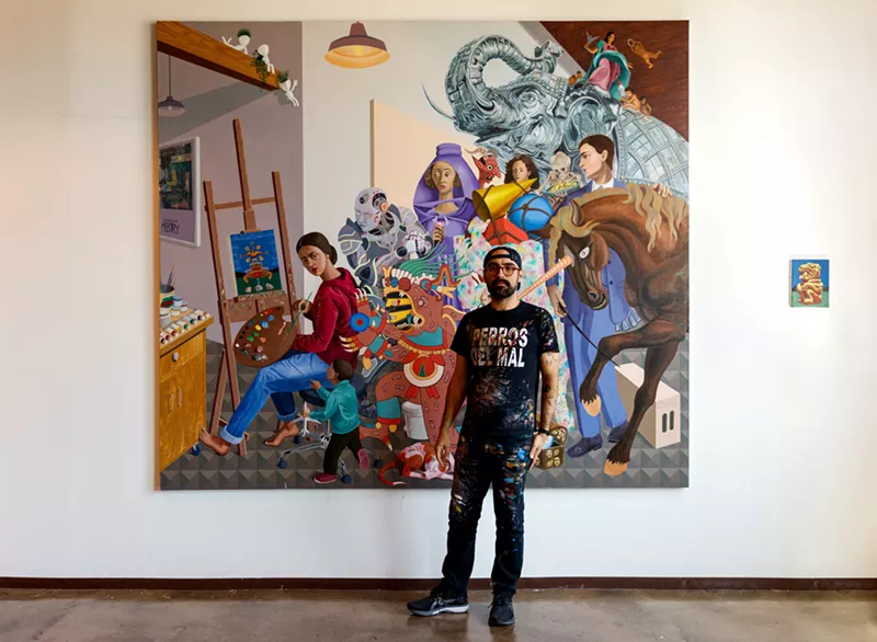 Image: Catch Francisco Moreno's newest exhibition while you can. The artist is about to become another Dallas export.