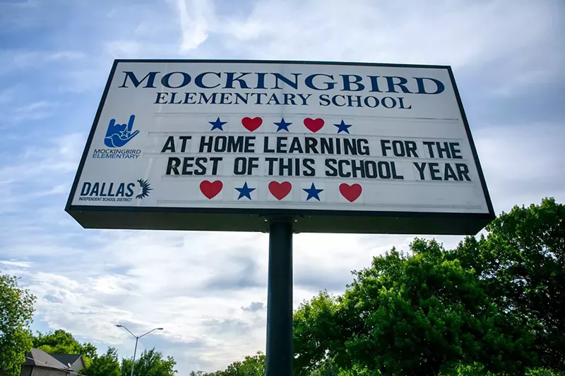 Image: Many Texas parents are worried about the prospect of sending their children back to school.
