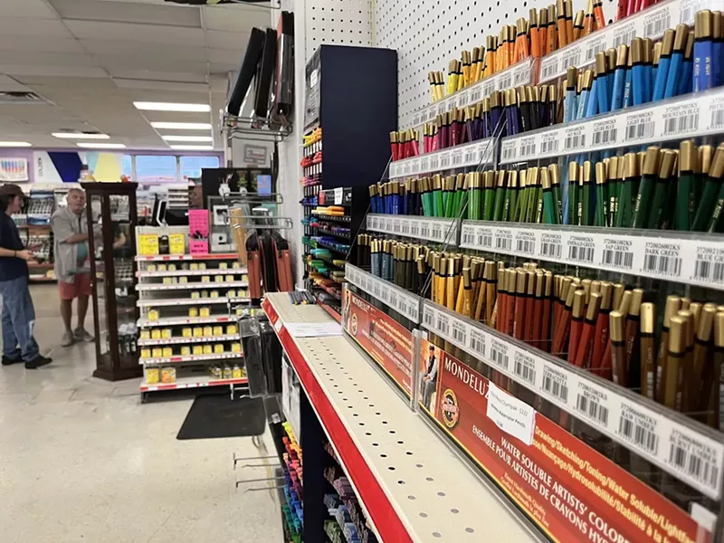 Image: Asel Art Supply's longtime Cedar Springs location is closing on Tuesday, Sept. 20.