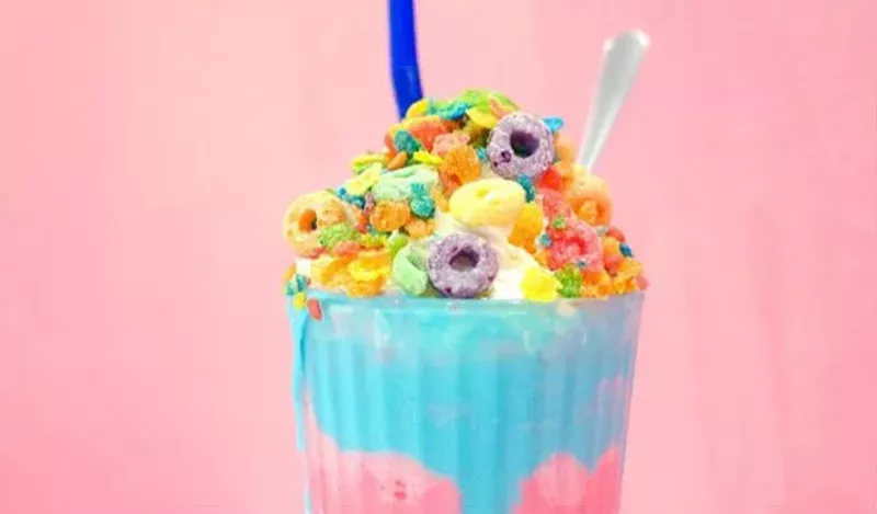 Image: Say hello to the cereal milk milkshake.
