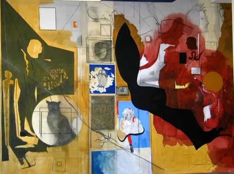 Image: Jorge Castillo's "Broadway" is one of the pieces at the Jesuit Dallas Museum.