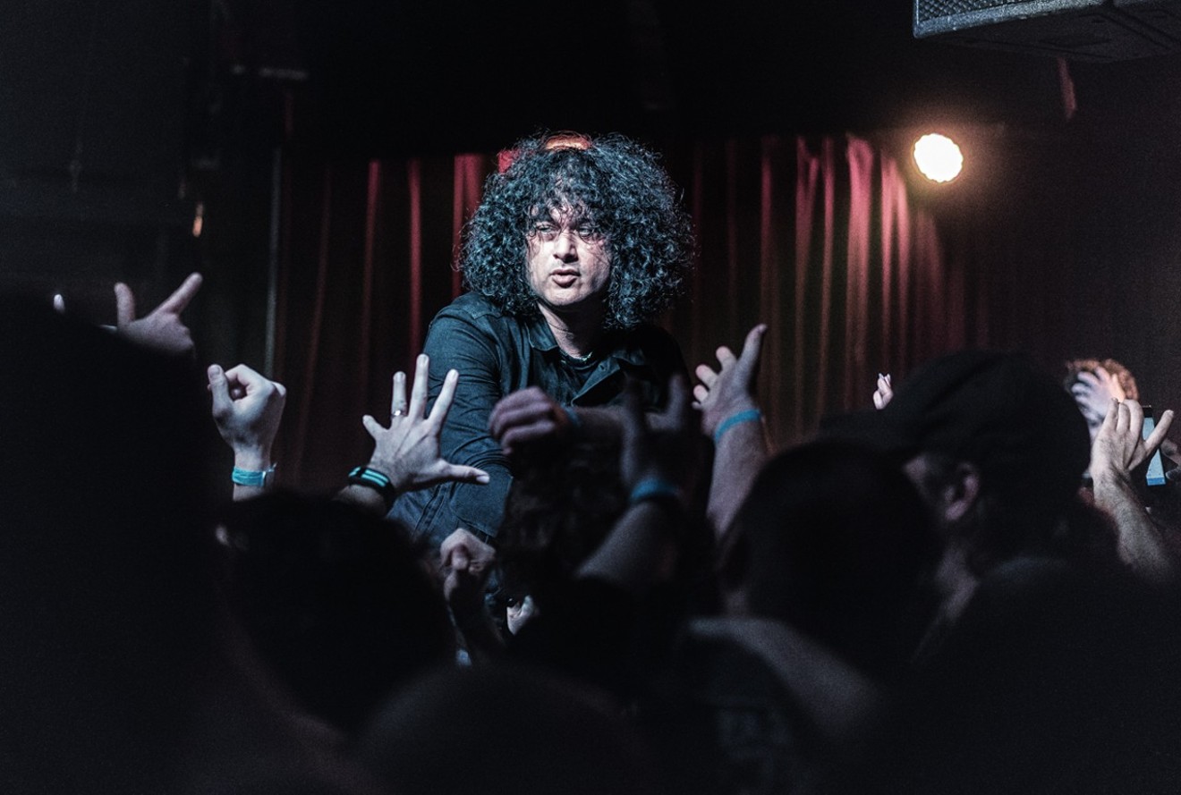 At the Drive-In frontman Cedric Bixler-Zavala performed at the band's surprise show at Club Dada in March.