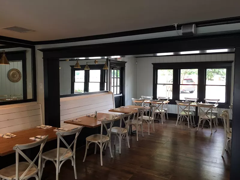 Image: The dining room at The Heritage Table pays homage to the antique roots of the house the restaurant operates out of.