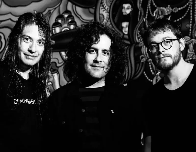 Image: Scott Tucker (middle, with band members Vincent Martin and Braxton Fugate) longs for the '90s with his new band's latest release.