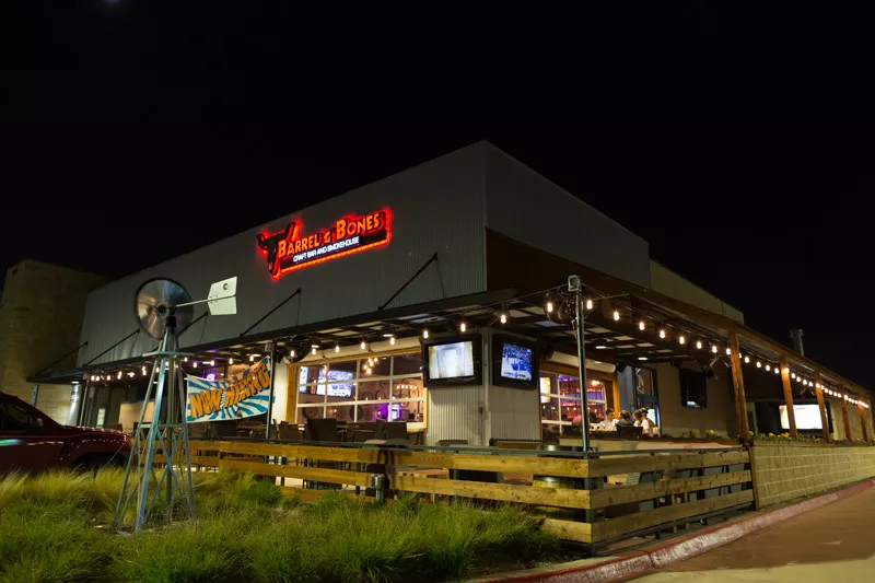 Image: Barrel and Bones is The Colony's newest spot for barbecue and libations.
