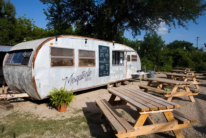 Image: Mesquiteville Bar-B-Q in Jacksboro is the result of Jack Nichols' search for a simpler life for his family.