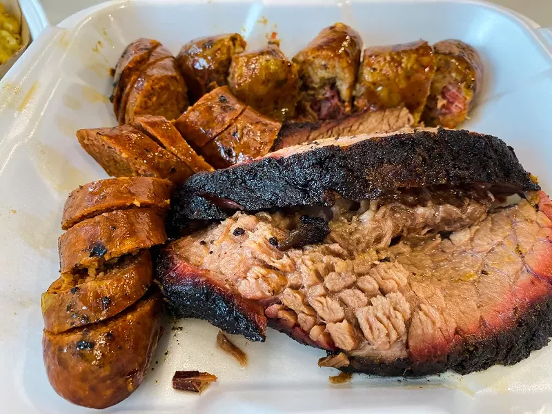 Image: We may have missed out on some of the menu at Sunbird, but we were in no way displeased.