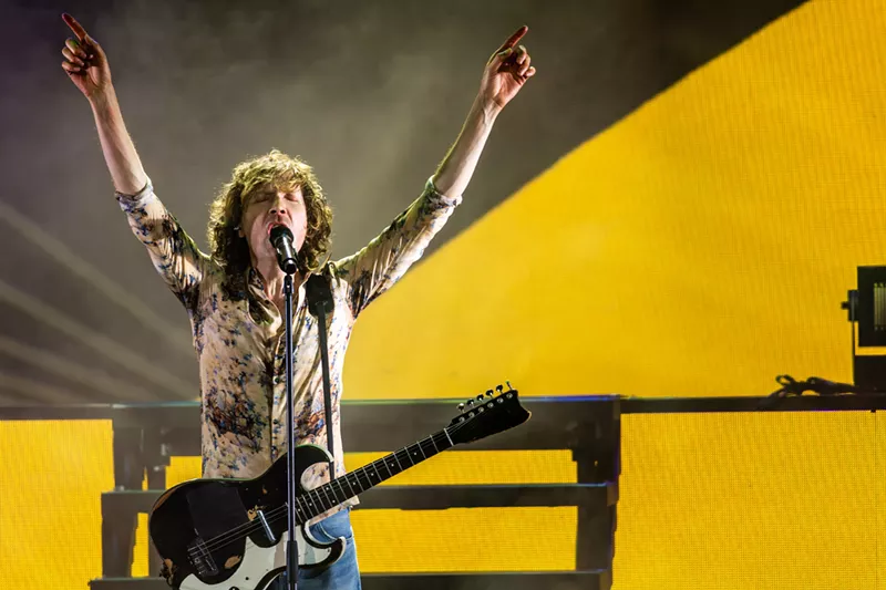 Image: Beck was in fine form.