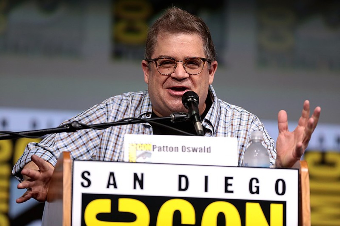 Patton Oswalt will be in town.