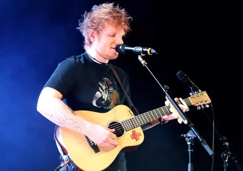 Image: Ed Sheeran is in town.