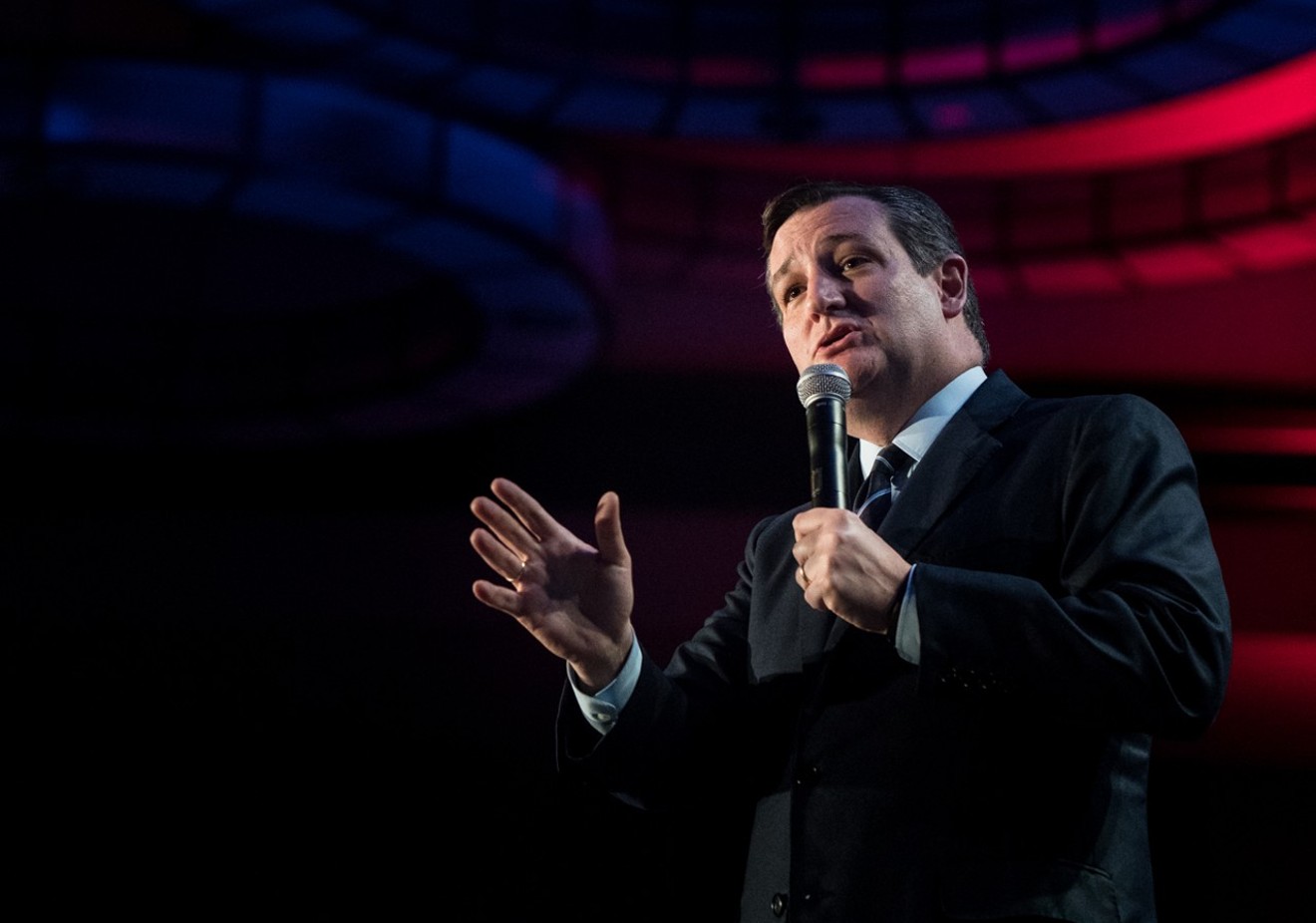 Ted Cruz speaks in Dallas in 2017.