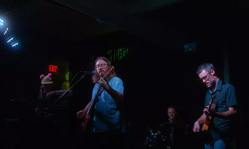 Image: Denton band Bifocals performing live.