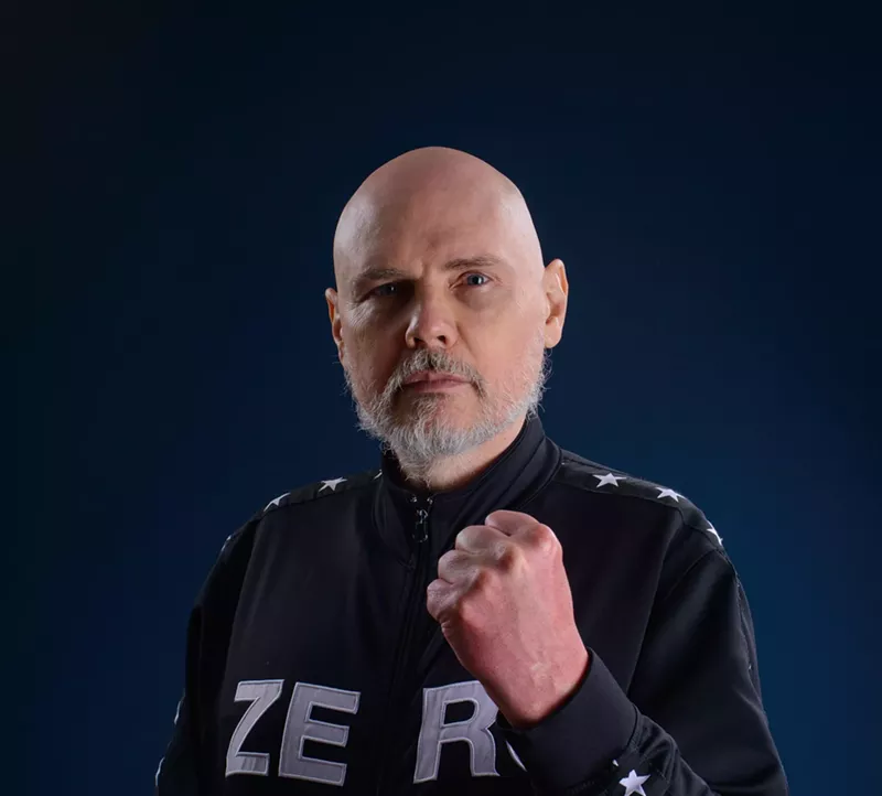 Image: Smashing Pumpkins' singer Billy Corgan, who wants to entertain you through wrestling.
