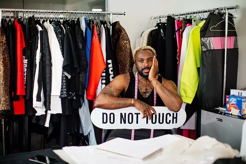 Image: Charles Smith II is a Dallas fashion designer.