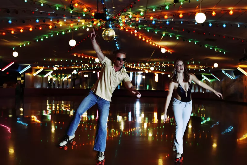 Image: DJs Blake Ward and Sober are bringing back the roller boogie nights with a new event at Interskate in Lewisville.
