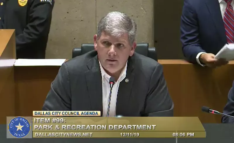 Image: When the Reverchon giveaway was before the City Council in early December, David Blewett was against it.