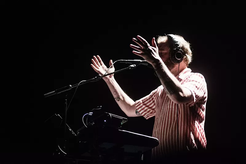 Image: Justin Vernon's emotion during "____45_____" drew tears.