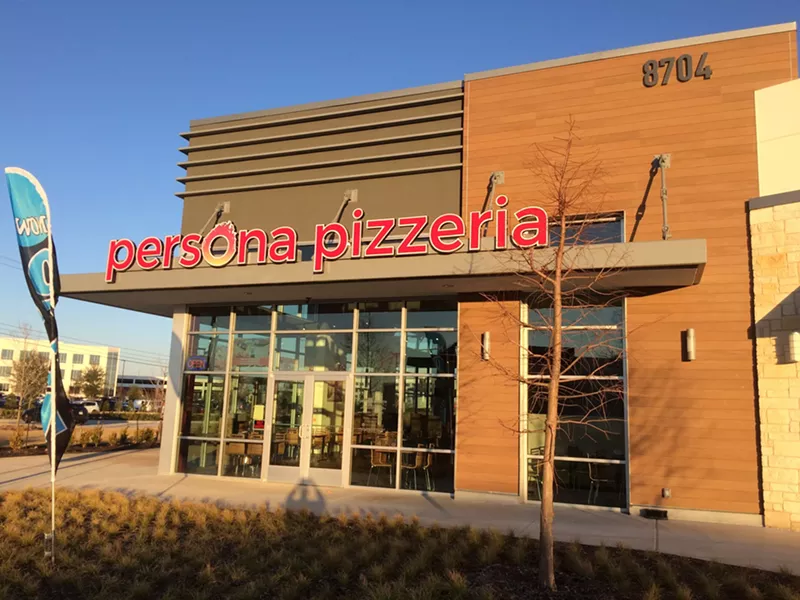 Image: Persona Pizzeria's is DFW's newest player in the wood-fired Neapolitan pizza game.