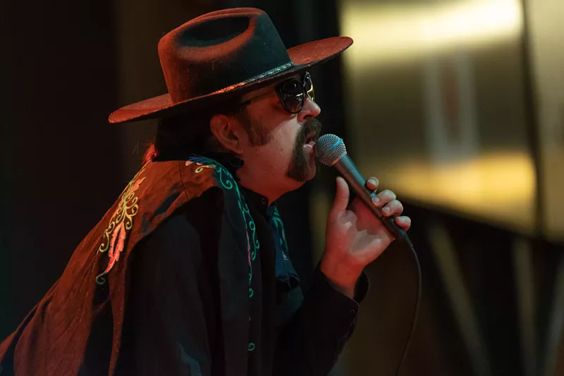 Image: JT Mudd, singer for Dallas band Ishi.