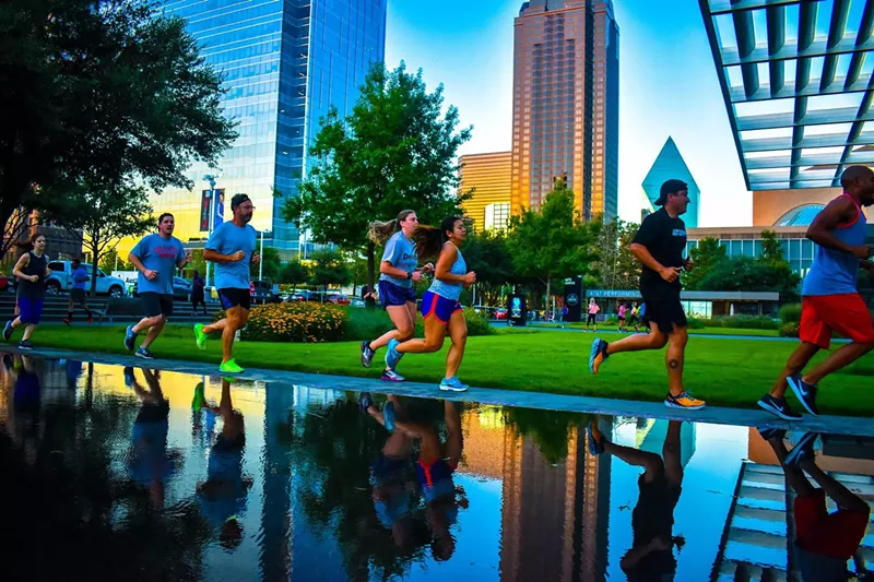 Image: November Project started in Boston and has spread to downtown Dallas.