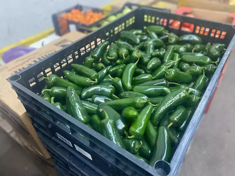 Image: Local produce wholesalers are worried about incoming products after border days-long border delays.