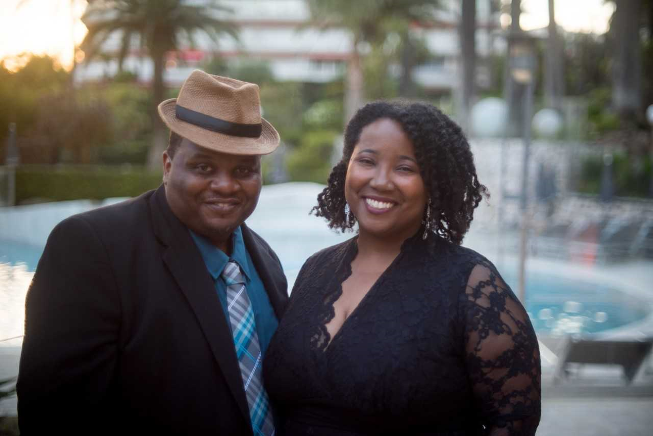 Brandon Lewis and his wife, Seckeita Taylor, are in the movie business together.