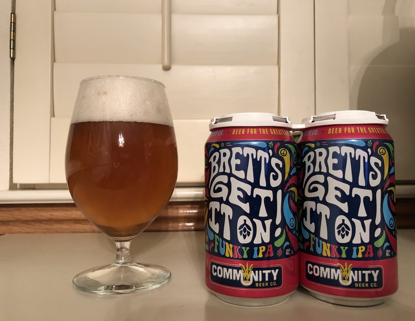 Community's Brett's Get It On is a funky IPA perfect for hopheads who want to get a little sour.