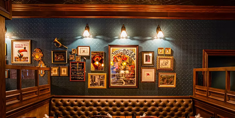 Image: Inside the soon-to-open pub.