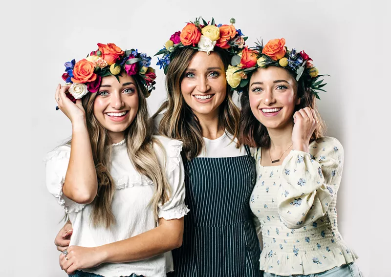 Image: Brooklyn, Mindy and Bailey McKnight are all YouTube stars.