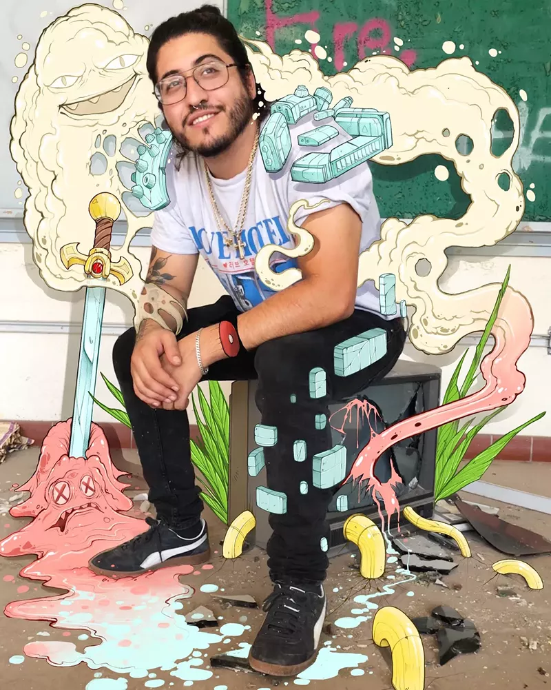 Image: A self-portrait by the Dallas artist