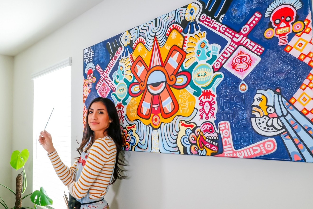 Dora Reynosa, aka By Zeneth, is filling Dallas' walls with her art.