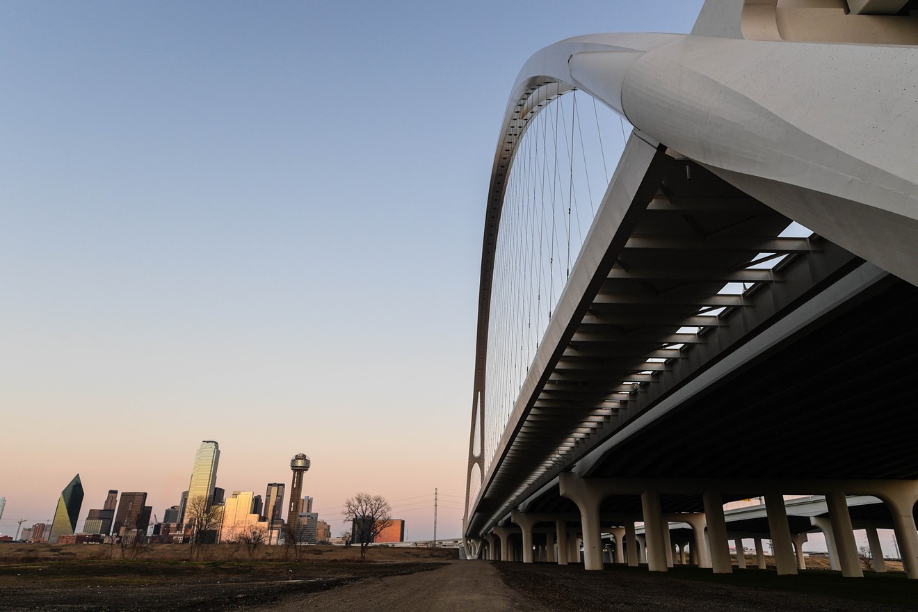The hike and bike portions of the Margaret McDermott Bridge remain closed because three elements cracked after construction was completed in 2016. The paths, which are separate from the highway, were scheduled to open during the summer.