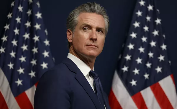 Image: California Gov. Takes Shot At Dallas' Murder Rate
