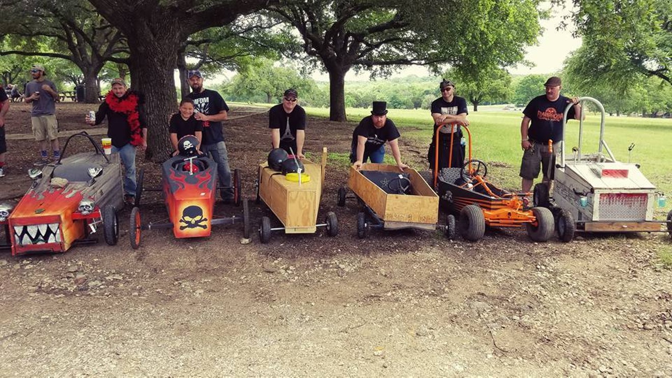 You don't have to be a member of the club to race a homemade coffin Saturday; just make sure to read the rules.