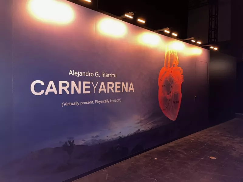Image: A new VR experience in Fair Park wants viewers to open their minds and senses to the plights and stories of Mexican and Central American immigrants.