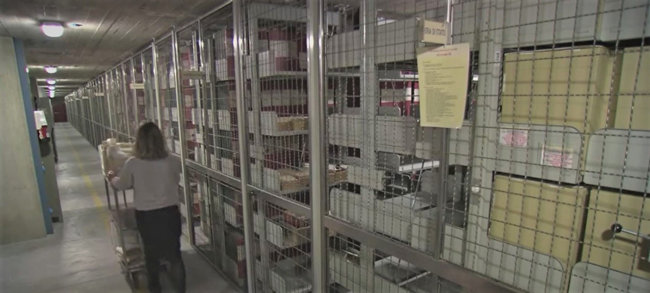 Only the Roman Catholic Church stores its most sensitive documents in places called "the Secret Archives," this one at the Vatican.