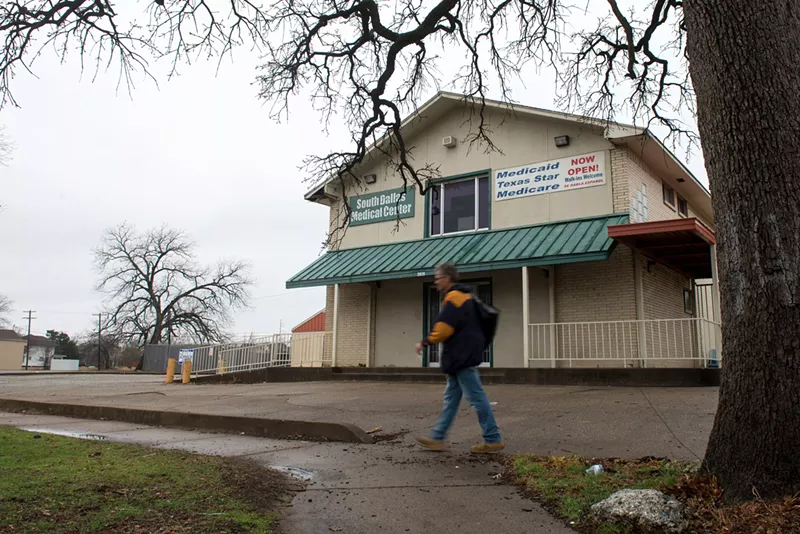 Image: Dr. Daniel Maynard's former medical office in South Dallas. Law enforcement shut his practice down, accusing him of over-prescribing pain medication. He was cleared of criminal charges.