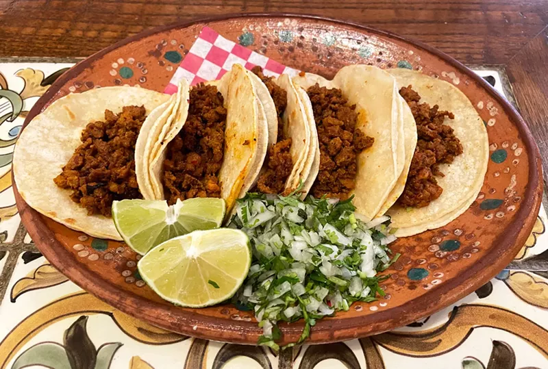Image: Taqueria Los Pinos was one of our many favorite local taquerias.