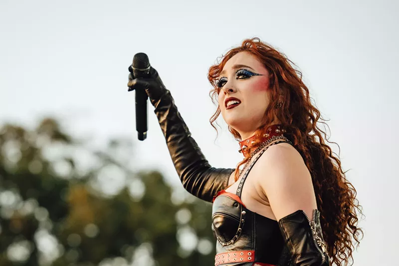 Image: Chappell Roan took over the AMEX stage on Sunday, once again drawing a massive crowd.
