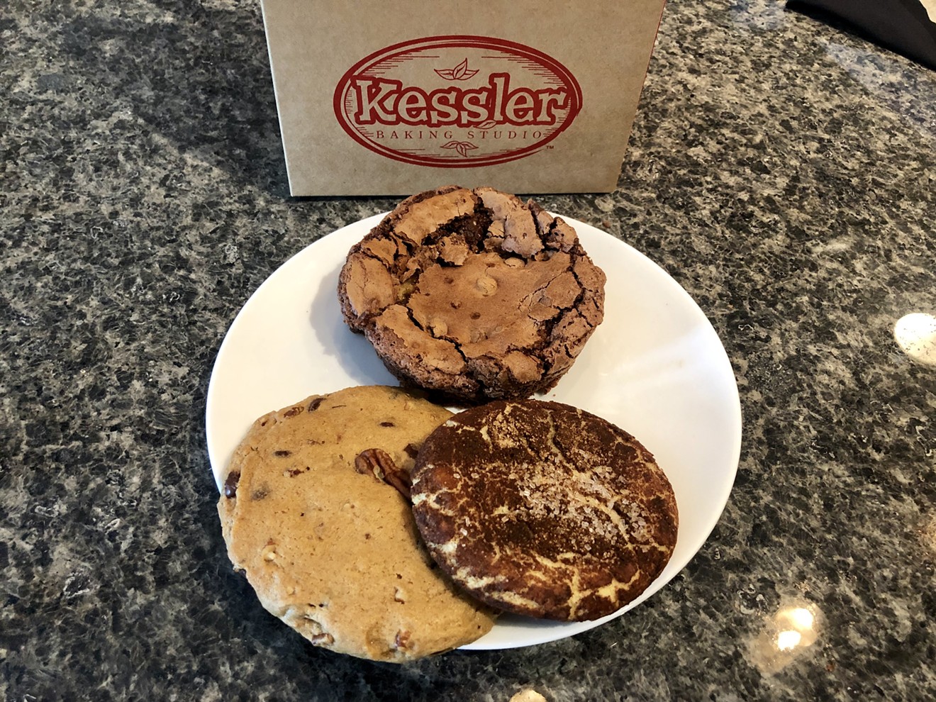 Only three of the 30 flavors of cookies from Kessler Baking Studio.