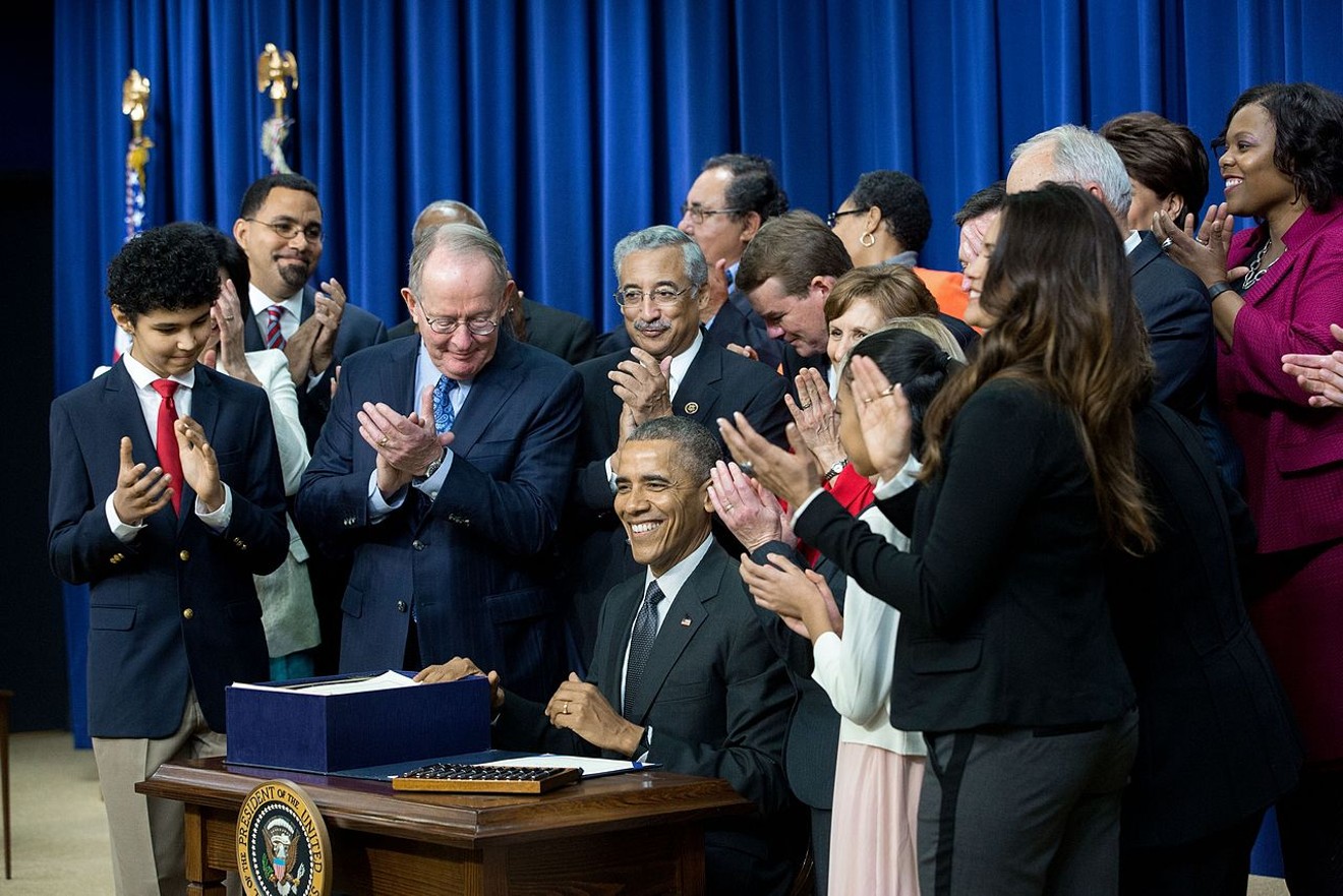Democrats supported charter schools in December 2015 when President Barack Obama signed the Every Student Succeeds Act, of which the federal Charter Schools Program was a part.