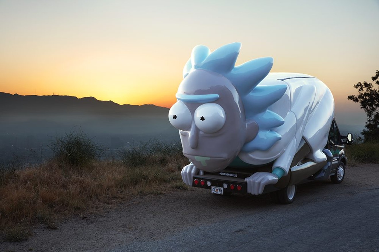 Load up on Rick & Morty swag at the Alamo Drafthouse Monday