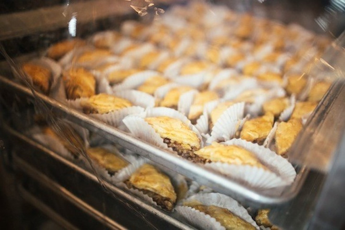 All of this baklava can be yours — for a price — at the Greek Food Festival of Dallas.